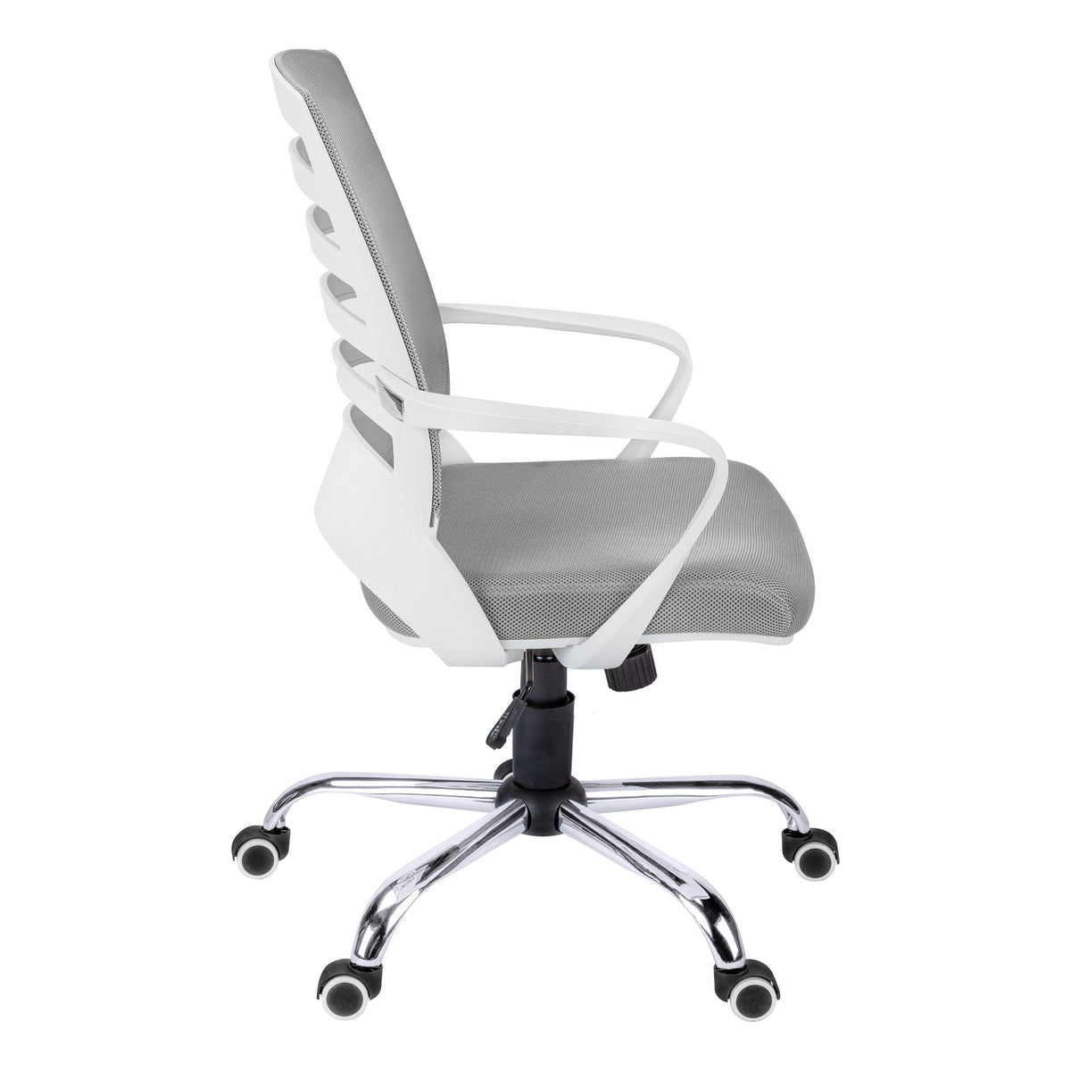 Adjustable Mid-Back Ladder-Back Office Chair