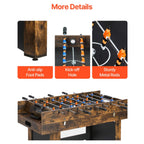54-Inch 3-In-1 Air Hockey, Ping Pong And Foosball Table Combo
