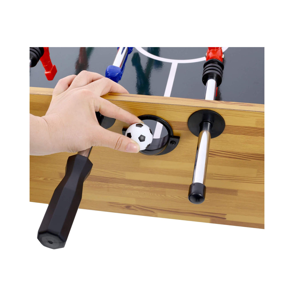54-Inch Hurricane Light Cherry Foosball Table With Accessories