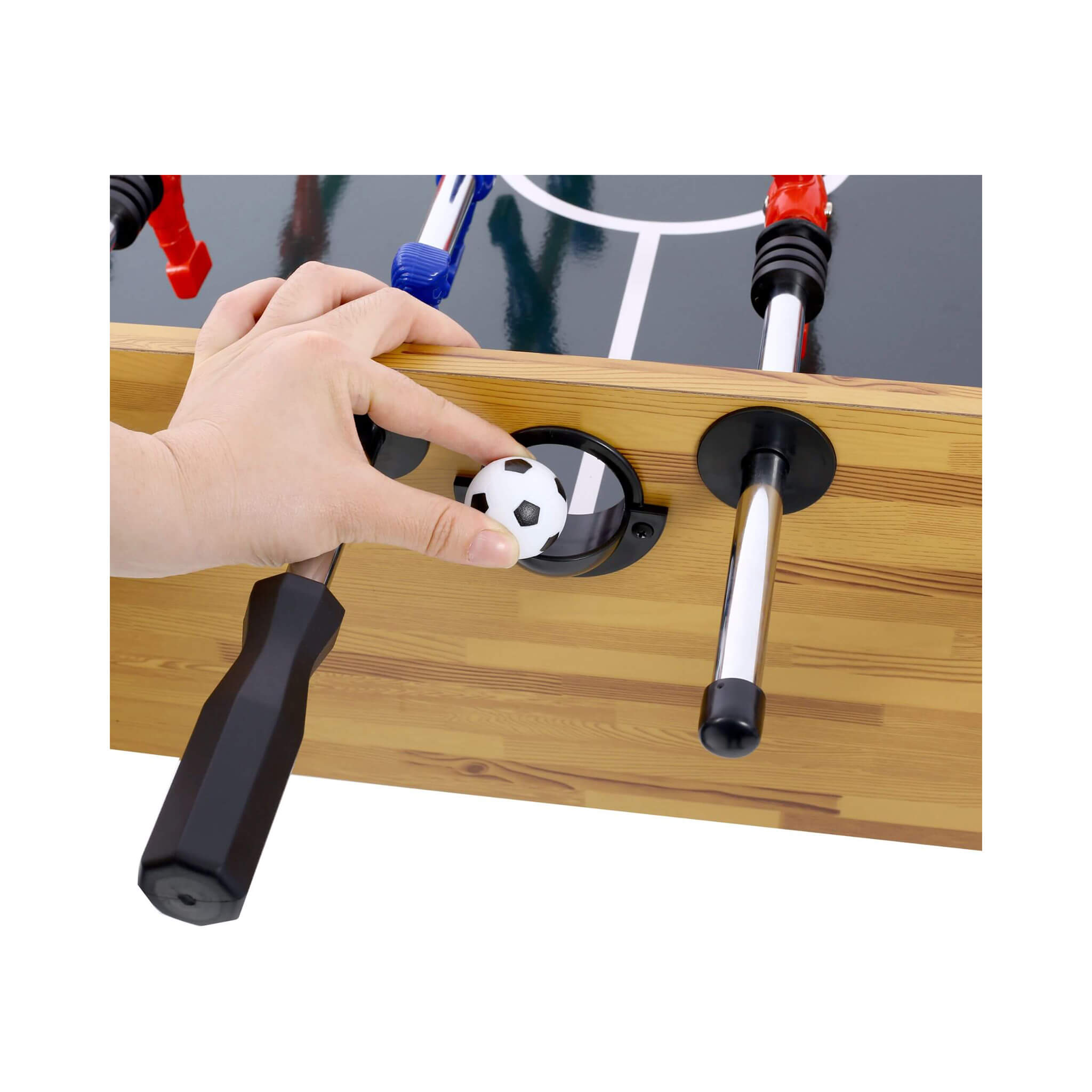 54-Inch Hurricane Light Cherry Foosball Table With Accessories