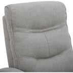 Fabric Power Swivel Glider Rocker Recliner Chair Light Grey