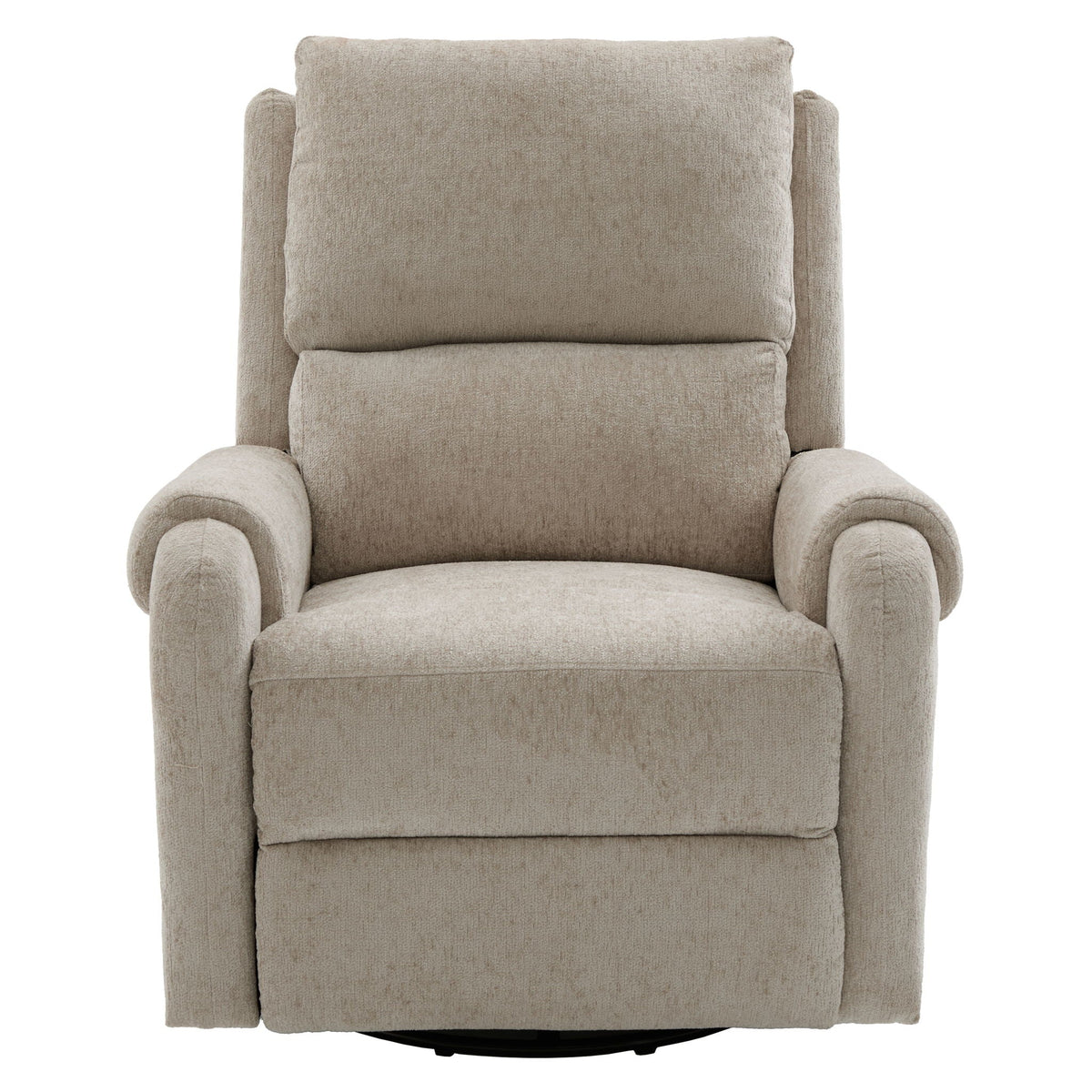 Swivel Rocker Recliner with 8-Mode Massage and Side Pocket