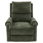 Swivel Rocker Recliner with 8-Mode Massage and Side Pocket