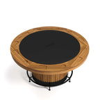 Prohibition Series Poker Table, 60", Walnut by RAM Game Room