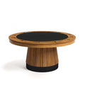 Prohibition Series Poker Table, 60", Walnut by RAM Game Room