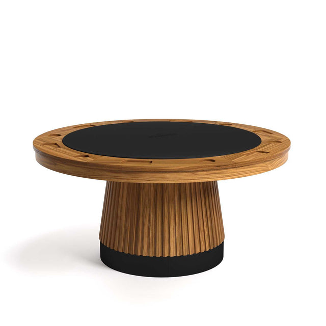 Prohibition Series Poker Table, 60", Walnut by RAM Game Room