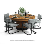 Prohibition Series Poker Table, 60", Walnut by RAM Game Room