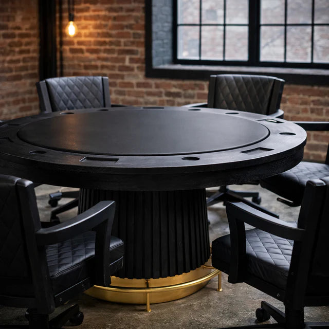 Prohibition Series Game / Dining Chair, Black by RAM Game Room