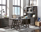 Sutton Place Adjustable Swivel Office Chair in Weathered Charcoal