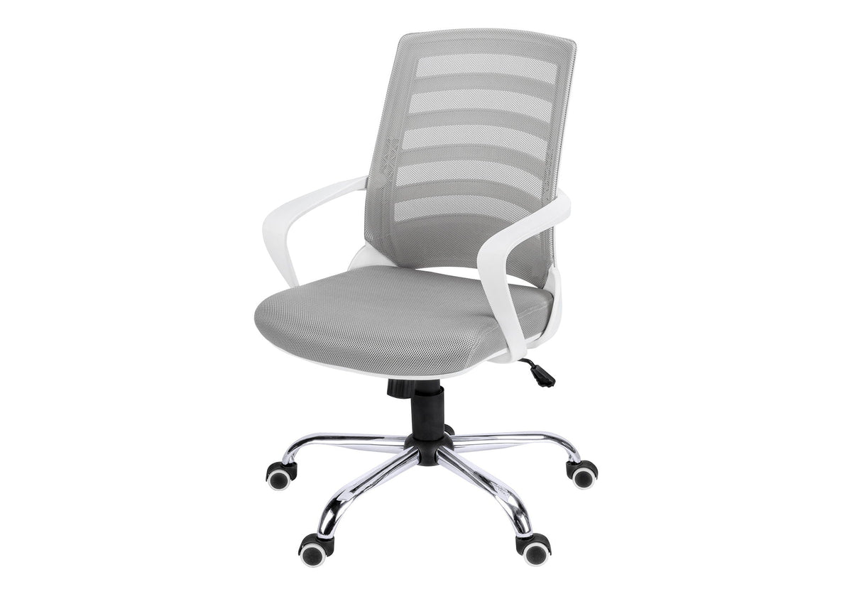 Adjustable Mid-Back Ladder-Back Office Chair