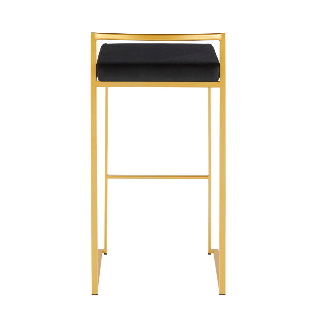 Fuji Contemporary Stackable Bar Stools, 2 or 3 Pieces