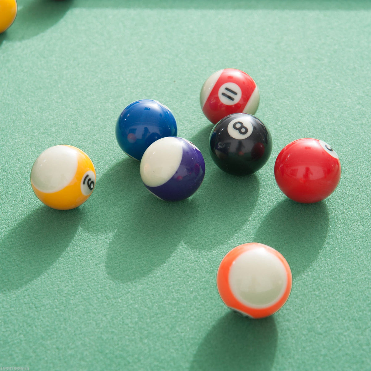 55 in Folding Pool Table | Green Cloth & Accessories