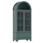 71.5" Arched Cabinet with Glass Doors and Wine Rack