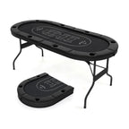 72" Foldable Poker Table for 8 Players