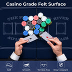 72" Foldable Poker Table for 8 Players