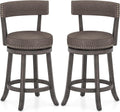 Swivel Bar Stools Set of Two for Kitchen