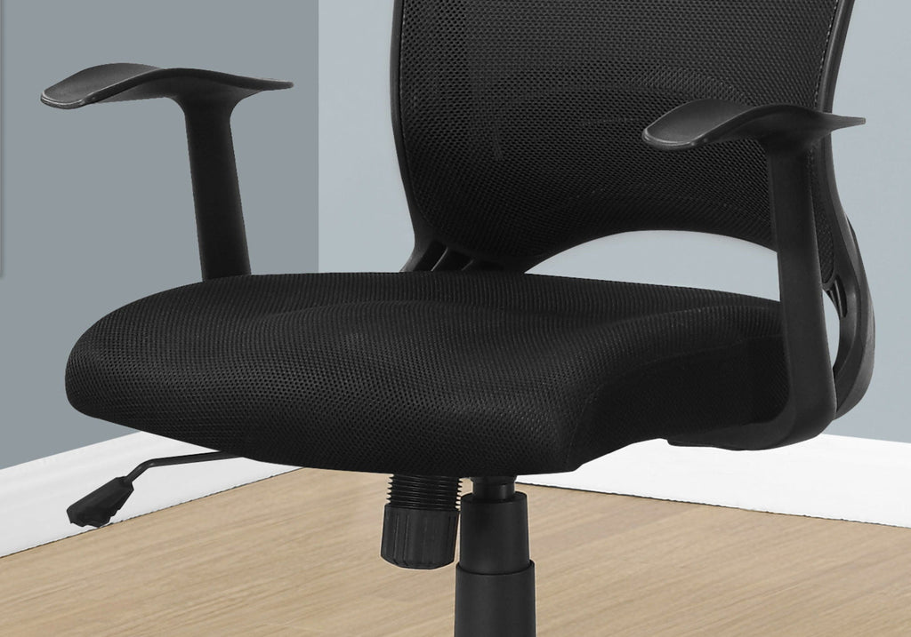 Adjustable Mid-Back Mesh Office Chair with Tilt Control