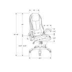 Adjustable High-Back Office Chair with Headrest and Flip-Up Armrests