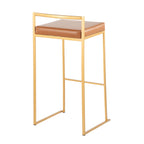 Fuji Contemporary Stackable Bar Stools, 2 or 3 Pieces