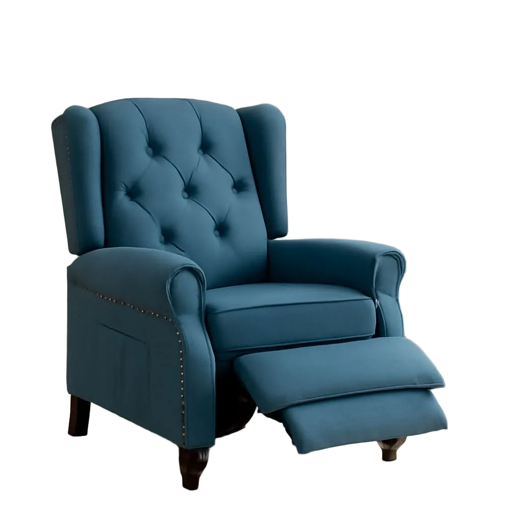 Wingback Recliner Chair with Massage and Heat