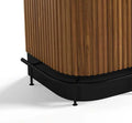 Foot Rail for Prohibition 60" Cocktail Bar, Matte Black by RAM Game Room