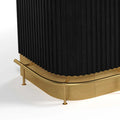Foot Rail for Prohibition 84" Cocktail Bar, Brass by RAM Game Room