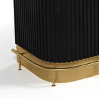 Foot Rail for Prohibition 84" Cocktail Bar, Brass by RAM Game Room