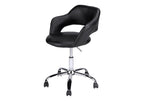 Adjustable Low-Back Office Chair with Integrated Armrests