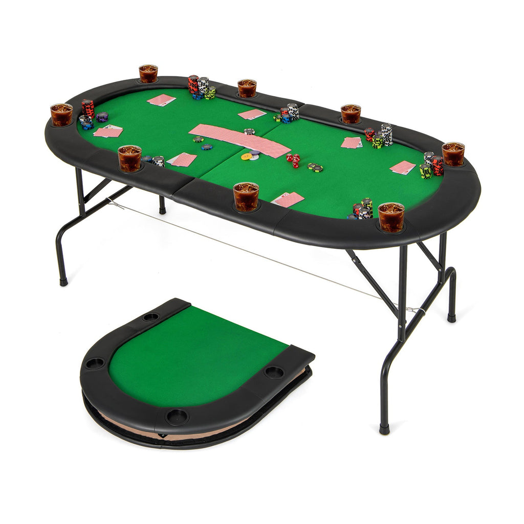 Foldable Texas Hold'em Poker Table