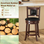 Ergonomic Swivel Bar Stools Set of Two