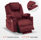 Large Power Lift Recliner Chair With Massage And Heat