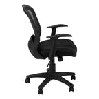 Adjustable Mid-Back Mesh Office Chair with Tilt Control