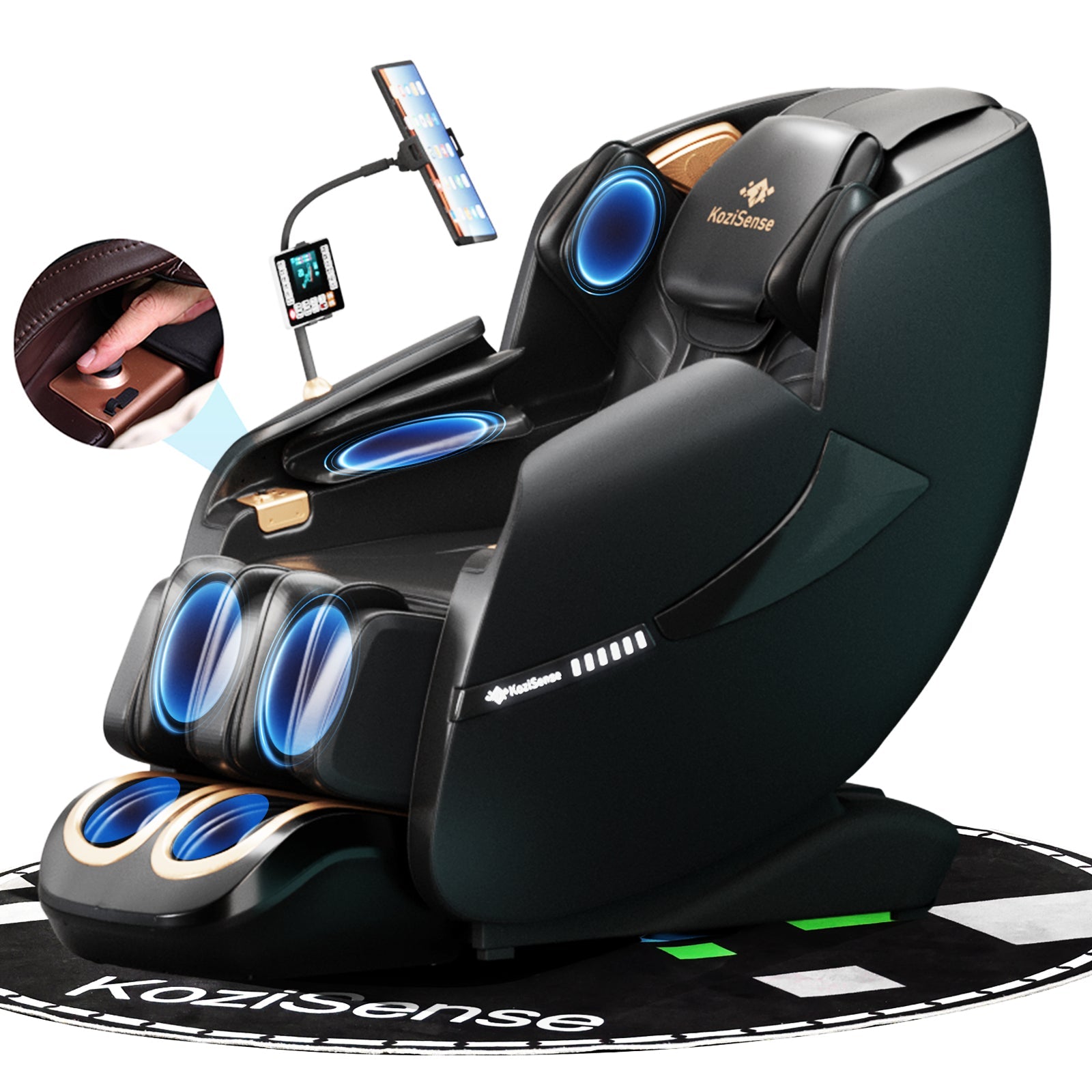 KoziSense KZ-A18 3D SL-track Massage Chair 2026 Upgraded - (Black)