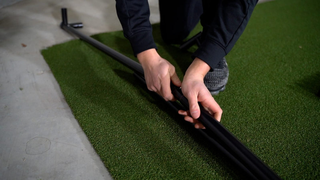 SimBox Golf Simulator Enclosure with Pro Impact Screen, Frame & Free Side Barriers