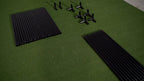 SimBox Golf Simulator Enclosure with Pro Impact Screen, Frame & Free Side Barriers