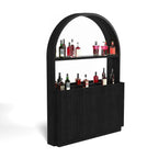 Prohibition Series Back Bar, Matte Black by RAM Game Room