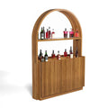 Prohibition Series Back Bar, Walnut by RAM Game Room