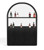 Prohibition Series Back Bar, Matte Black by RAM Game Room