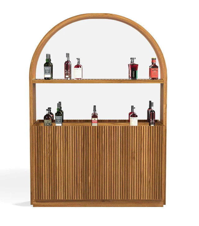 Prohibition Series Back Bar, Walnut by RAM Game Room