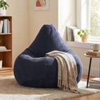 Bean Bag Chair for Adults Accent Lazy Sofa with Skin-friendly Corduroy Cover and Soft Sponge Filling