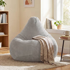 Bean Bag Chair for Adults Accent Lazy Sofa with Skin-friendly Corduroy Cover and Soft Sponge Filling