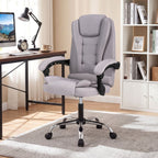 Executive Office Chair with Linkage Armrests and Reclining Back