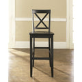 X-Back Solid Wood Bar Stools