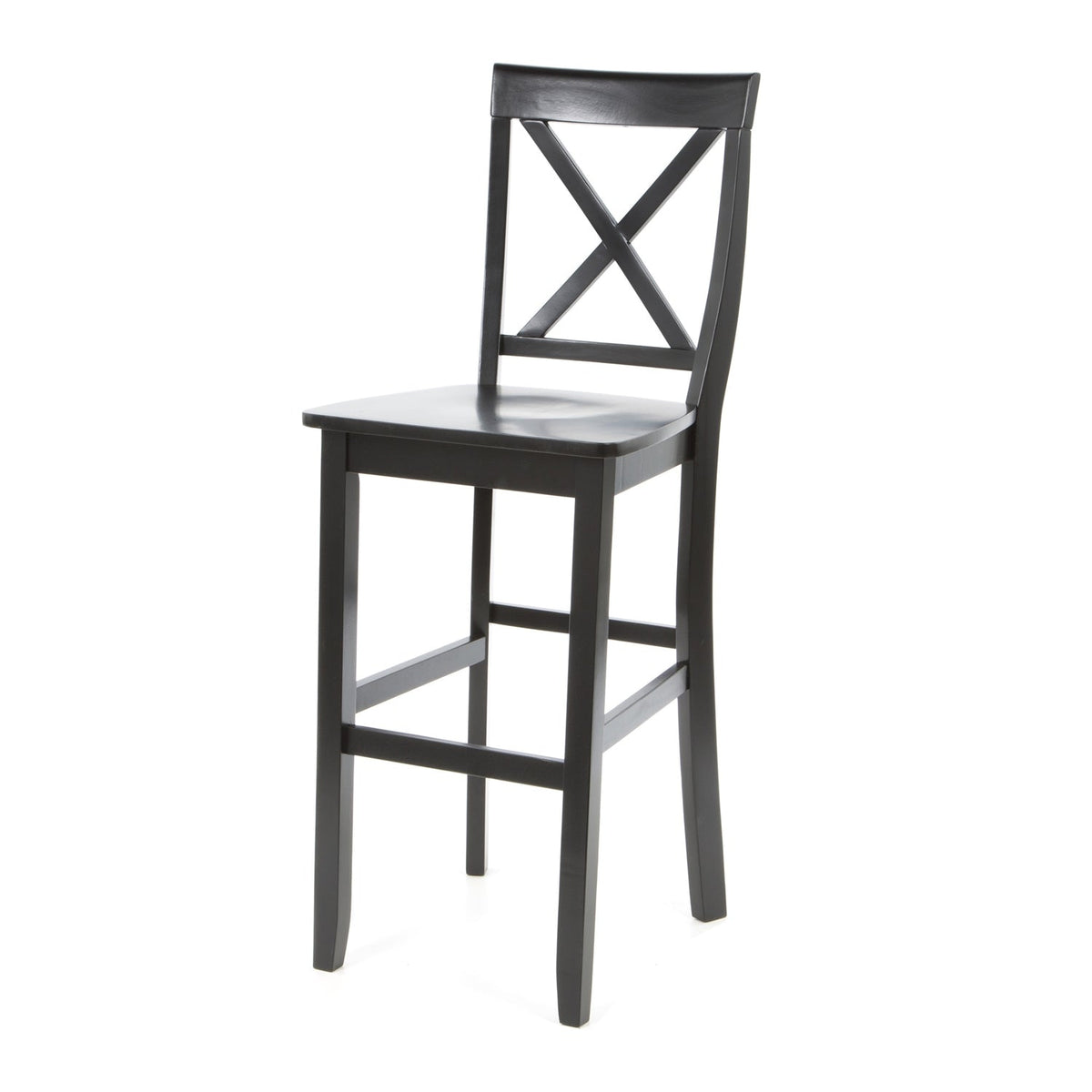 X-Back Solid Wood Bar Stools