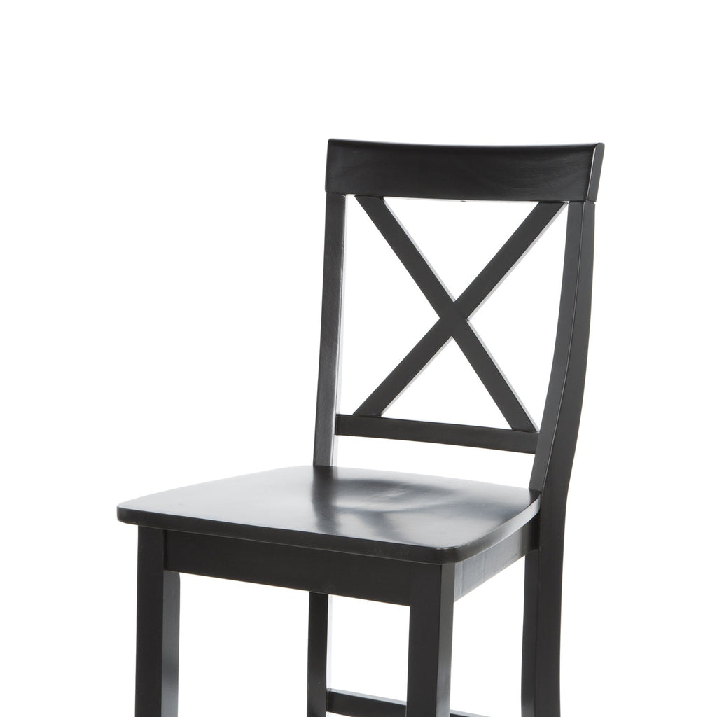 X-Back Solid Wood Bar Stools