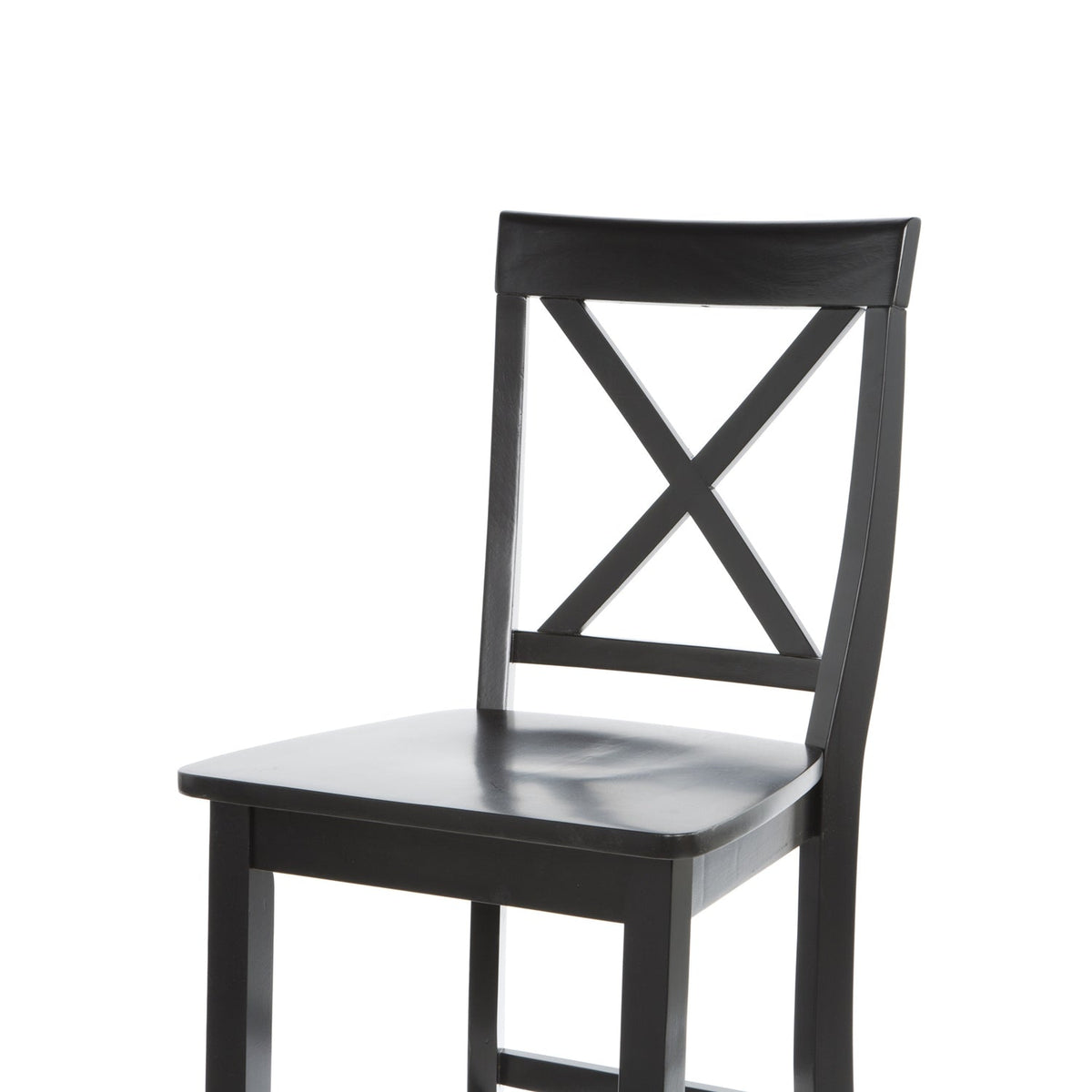 X-Back Solid Wood Bar Stools