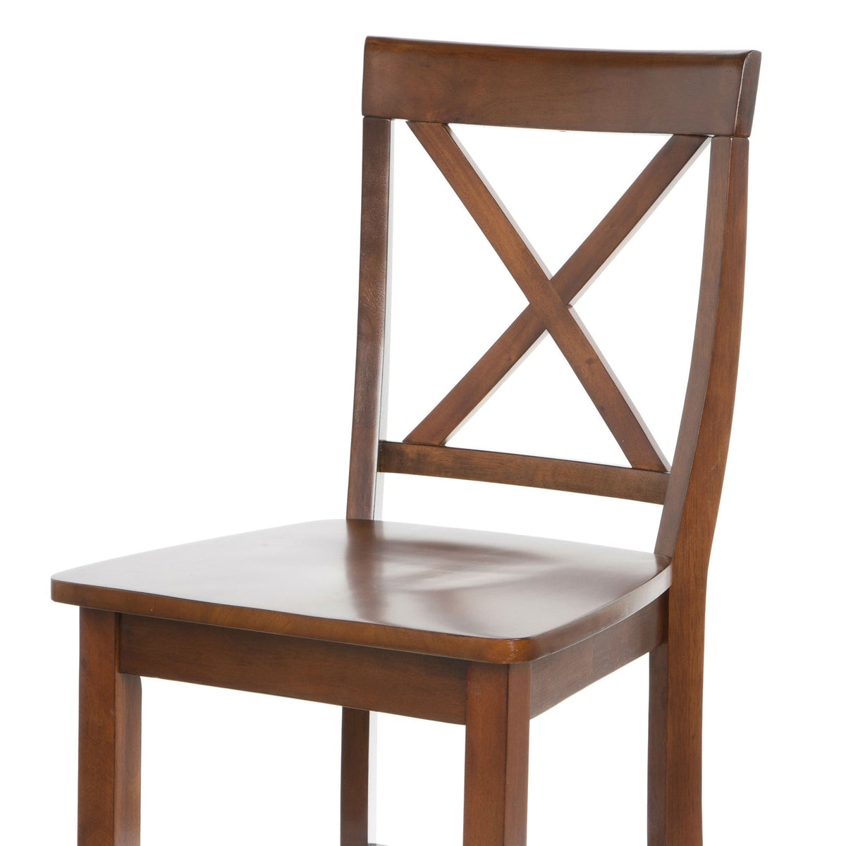 X-Back Solid Wood Bar Stools