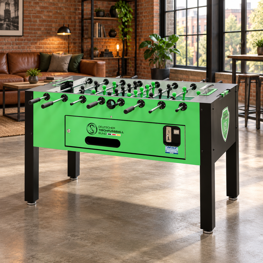 Leonhart Professional ITSF Coin-Op Foosball Table | Green