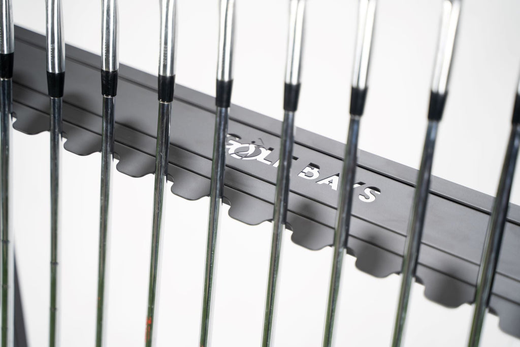 GolfBays Golf Club Storage Rack | 14 Clubs