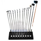 GolfBays Golf Club Display Rack | 14 Clubs & 9 Balls